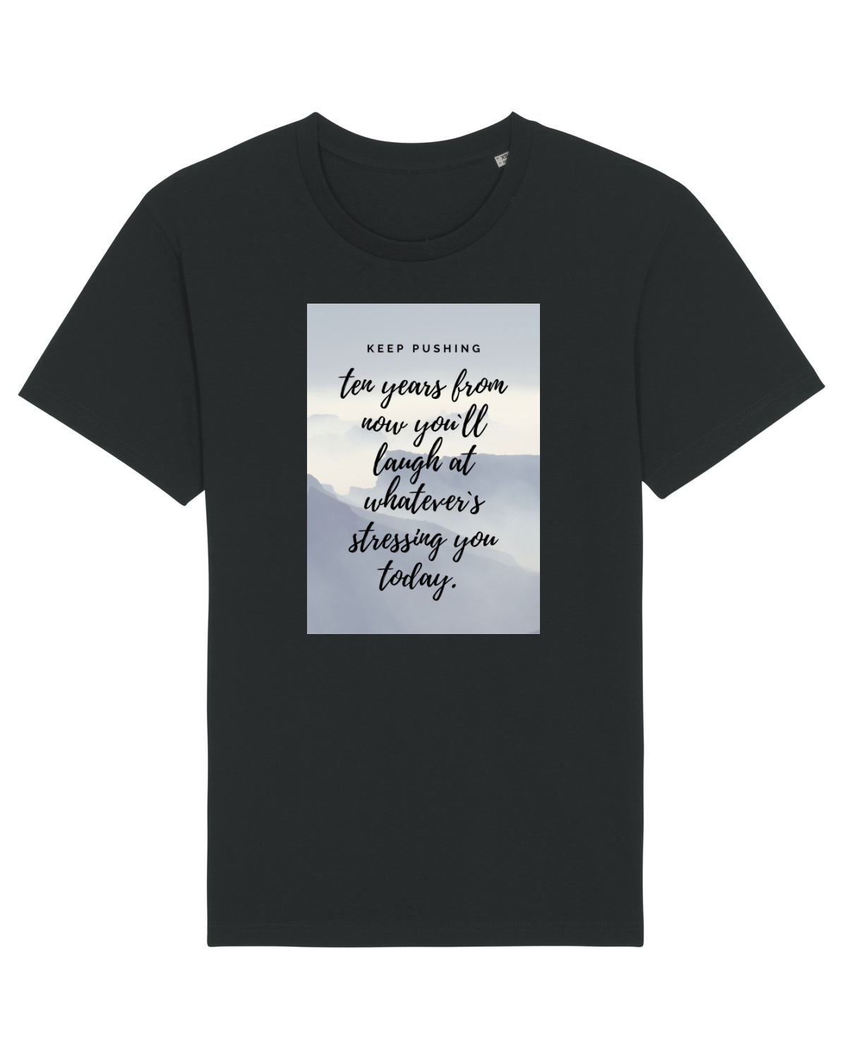 Tricou mânecă scurtă Unisex Rocker Black