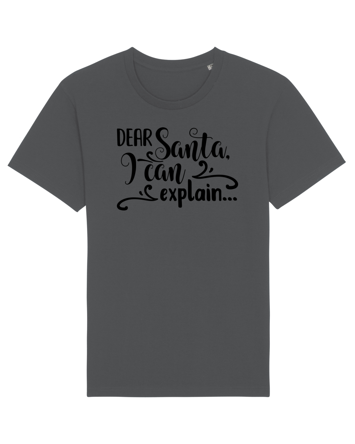 Tricou mânecă scurtă Unisex Rocker Anthracite
