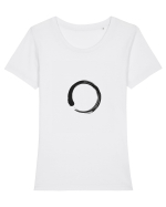 ENSO - black Tricou mânecă scurtă guler larg fitted Damă Expresser