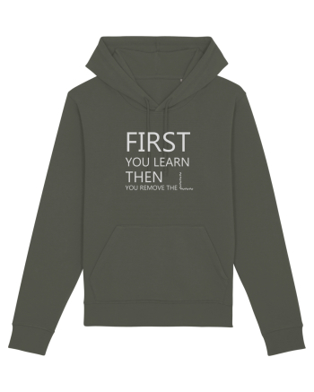 FIRST YOU LEARN WHITE Khaki
