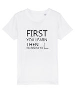 FIRST YOU LEARN BLACK Tricou mânecă scurtă  Copii Mini Creator