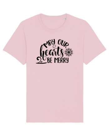Inima bucuroasă de sărbători Cotton Pink