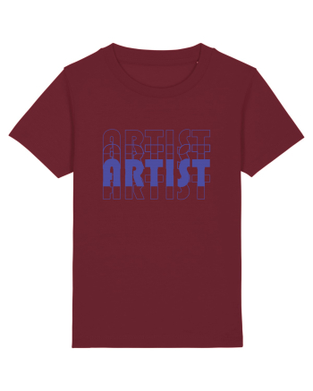 OVERLAID ARTIST Burgundy