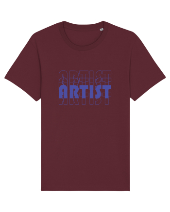 OVERLAID ARTIST Burgundy