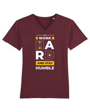 Work Hard - Stay Humble Burgundy