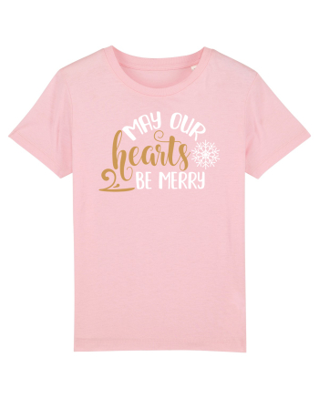 Inima bucuroasă de sărbători Cotton Pink