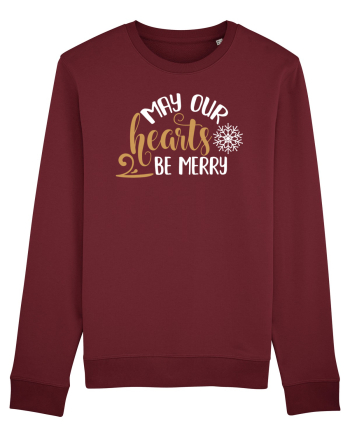 Inima bucuroasă de sărbători Burgundy