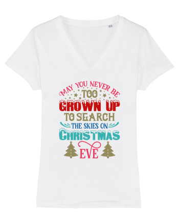 Search the Skies on Christmas Eve White