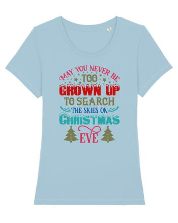 Search the Skies on Christmas Eve Sky Blue