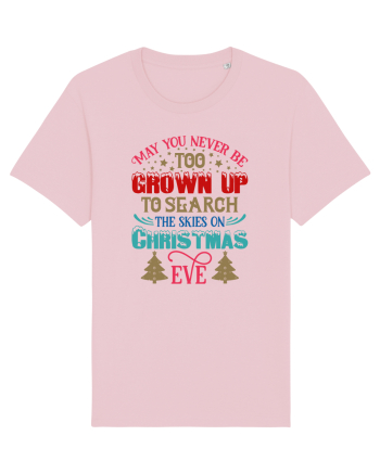 Search the Skies on Christmas Eve Cotton Pink