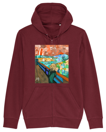 Shout Of Doodle Burgundy