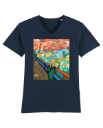 Shout Of Doodle Tricou mânecă scurtă guler V Bărbat Presenter