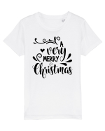 Mesaj de Crăciun Tricou mânecă scurtă  Copii Mini Creator