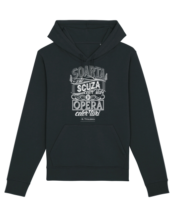 Citat Soarta alb Black