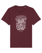 Citat Soarta alb Tricou mânecă scurtă Unisex Rocker