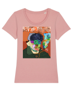 Van Doodle Tricou mânecă scurtă guler larg fitted Damă Expresser