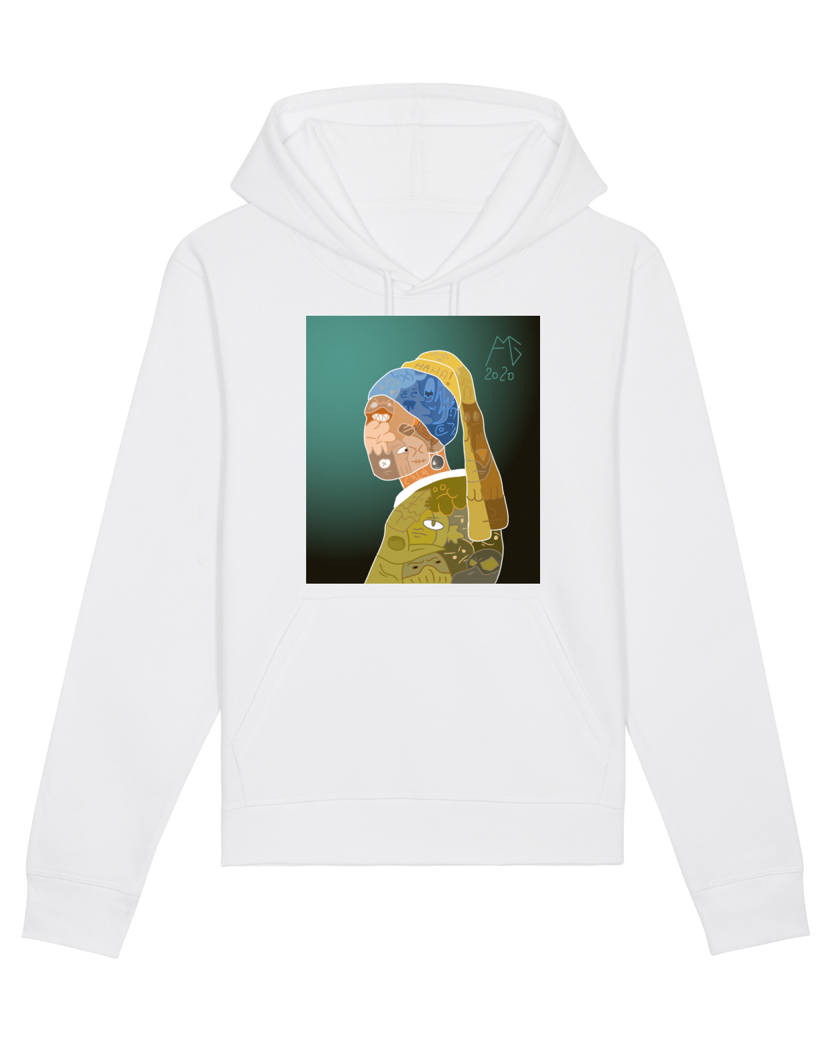 Hanorac Unisex Drummer White