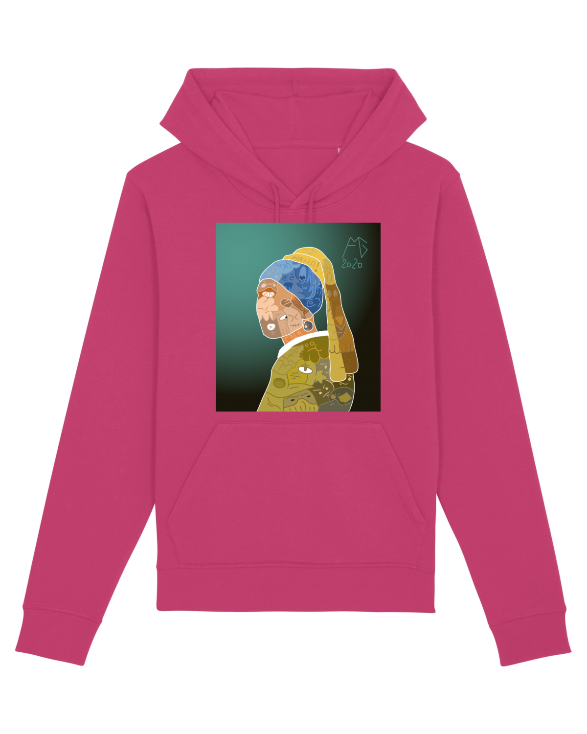 Hanorac Unisex Drummer Raspberry