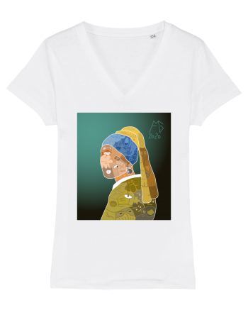 Doodle cu perla White