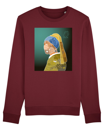 Doodle cu perla Burgundy