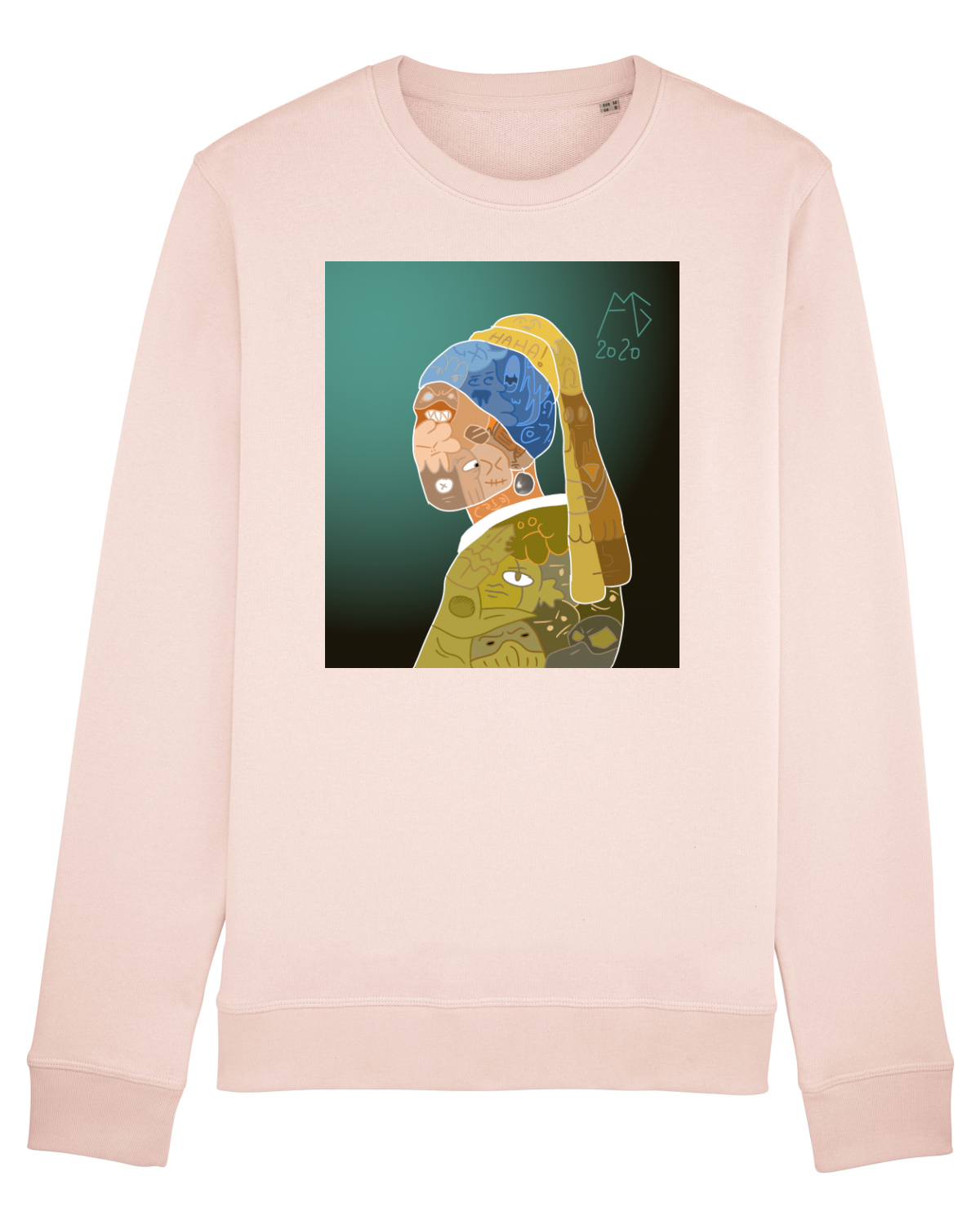 Bluză mânecă lungă Unisex Rise Candy Pink