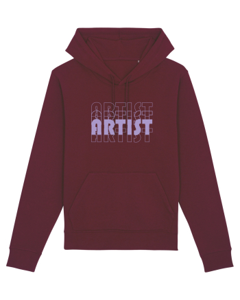 OVERLAID ARTIST Burgundy