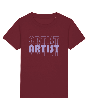 OVERLAID ARTIST Burgundy