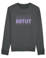OVERLAID ARTIST Bluză mânecă lungă Unisex Rise