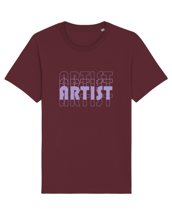 OVERLAID ARTIST Burgundy