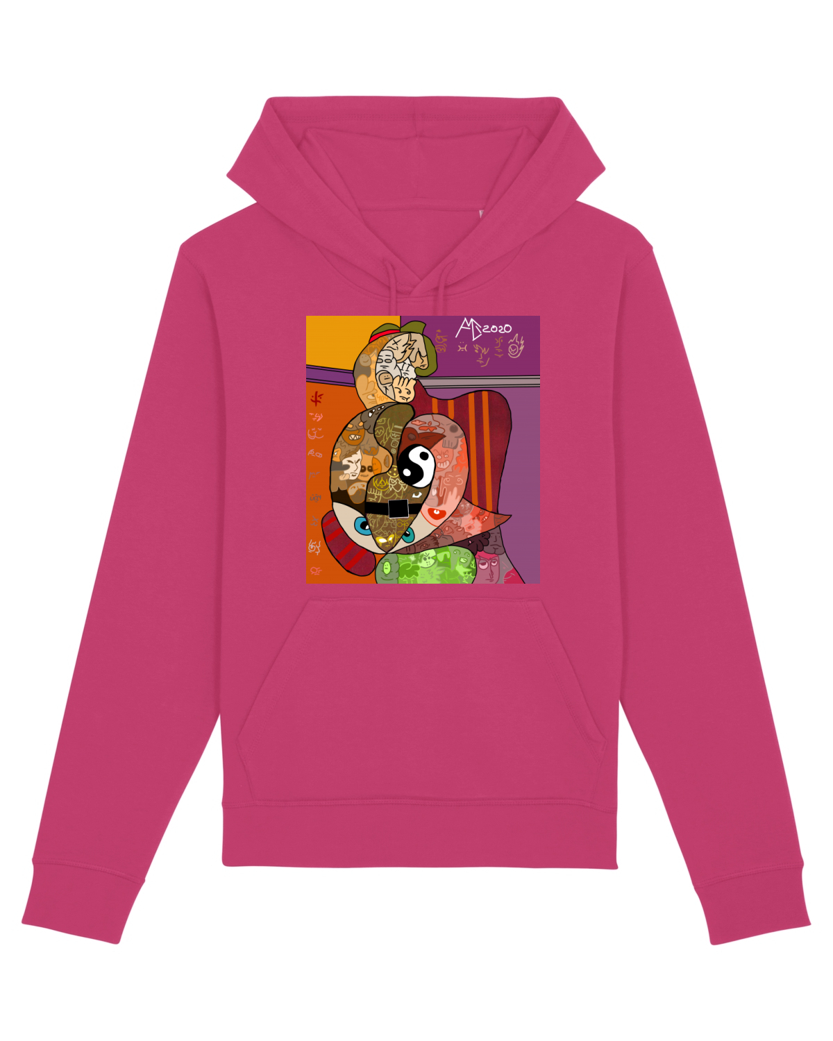 Hanorac Unisex Drummer Raspberry