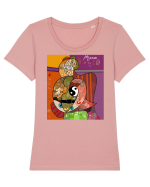 Doodle Chair Tricou mânecă scurtă guler larg fitted Damă Expresser