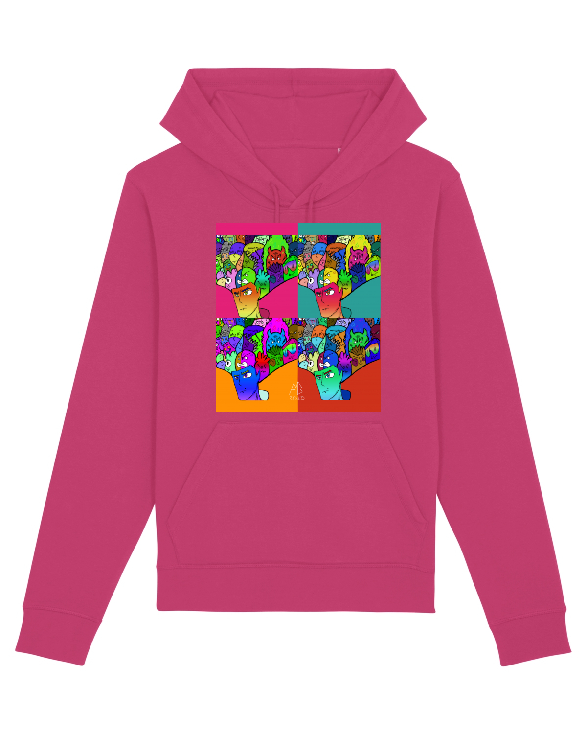 Hanorac Unisex Drummer Raspberry