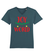 Joy to the World Tricou mânecă scurtă guler V Bărbat Presenter