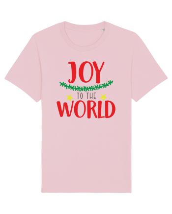 Joy to the World Cotton Pink