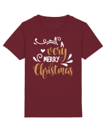 Mesaj de Crăciun Tricou mânecă scurtă  Copii Mini Creator