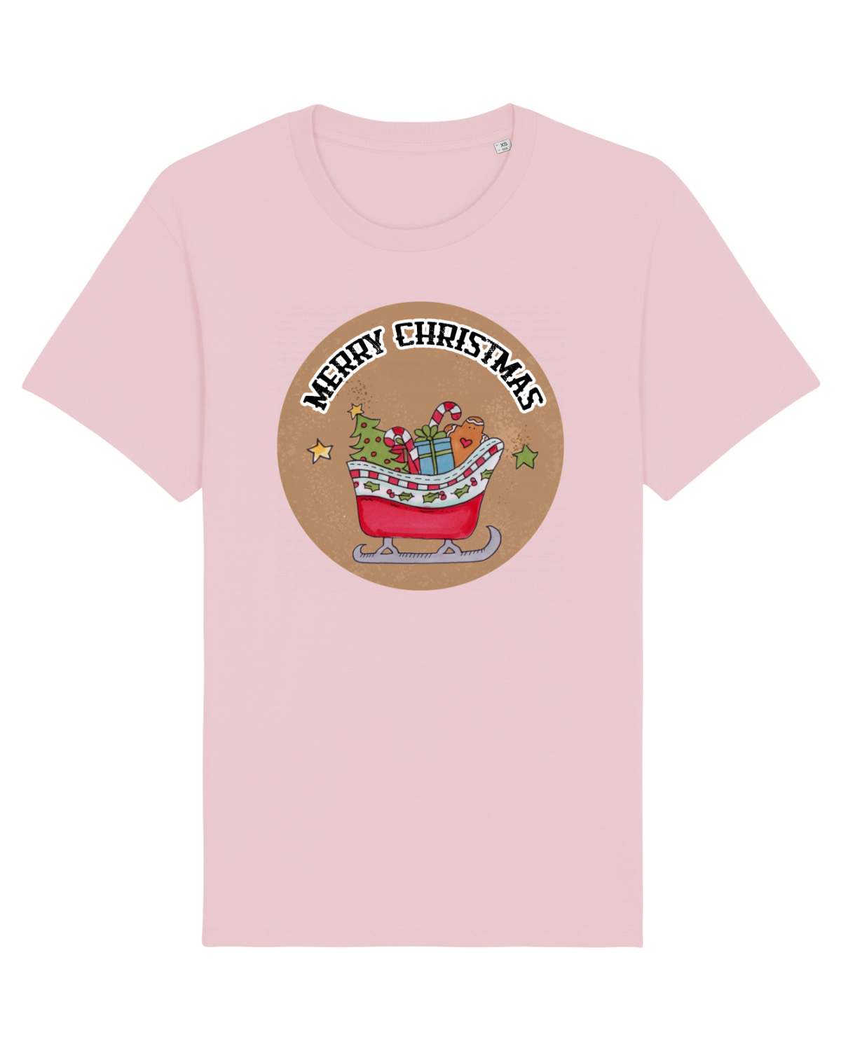 Tricou mânecă scurtă Unisex Rocker Cotton Pink