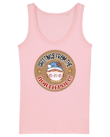 Greeting from the North Pole Cotton Pink