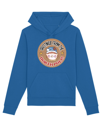 Greeting from the North Pole Royal Blue