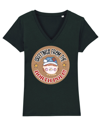 Greeting from the North Pole Black