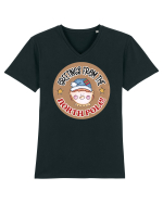 Greeting from the North Pole Tricou mânecă scurtă guler V Bărbat Presenter
