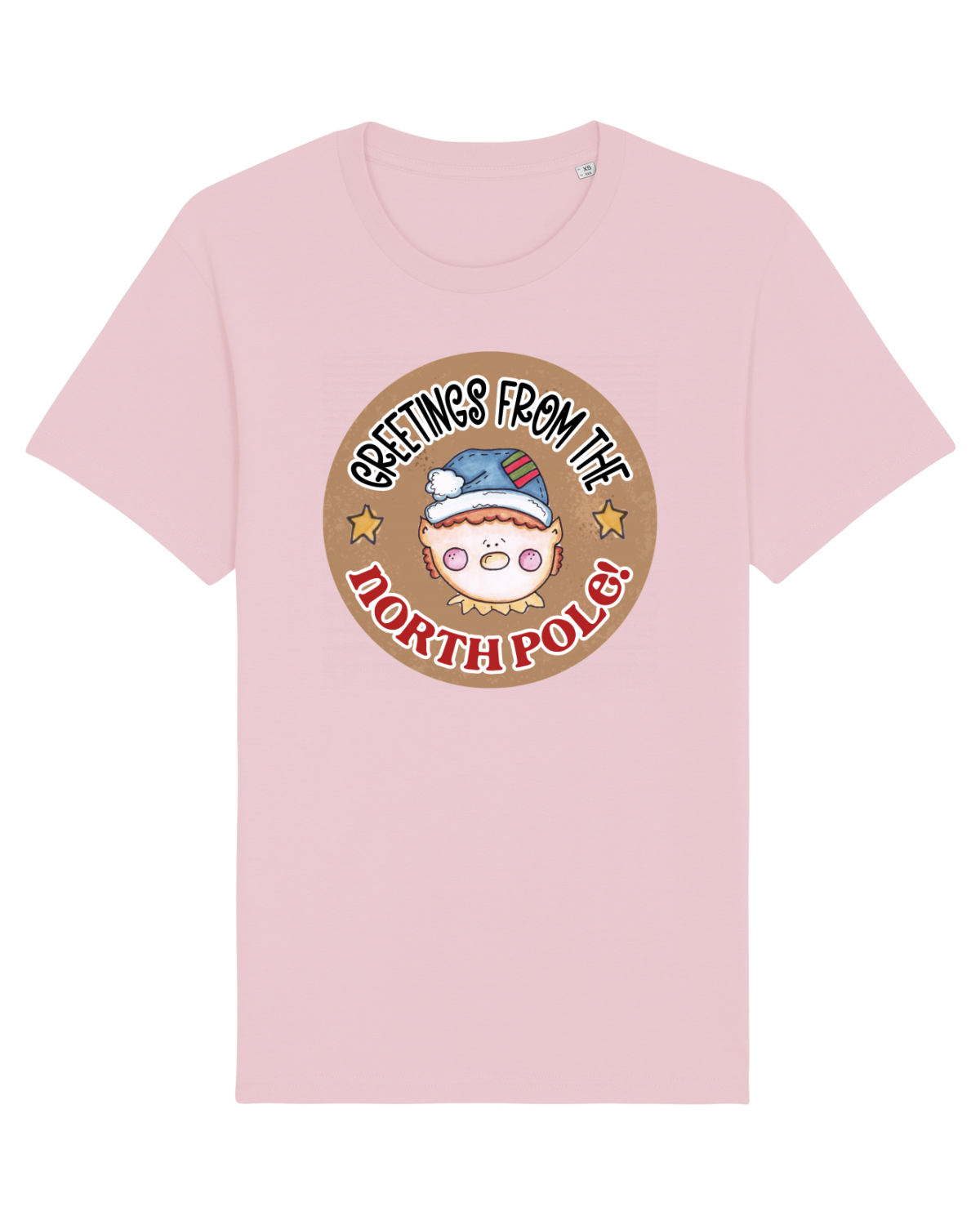 Tricou mânecă scurtă Unisex Rocker Cotton Pink