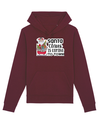 Santa Claus is Coming to Town Burgundy