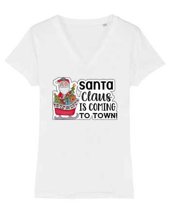 Santa Claus is Coming to Town White
