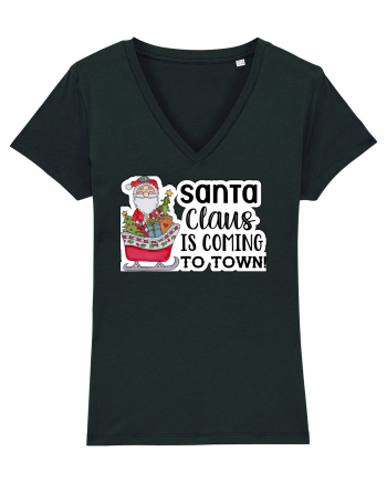 Santa Claus is Coming to Town Black