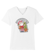 Sweet Christmas Wishes from Santa Tricou mânecă scurtă guler V Bărbat Presenter