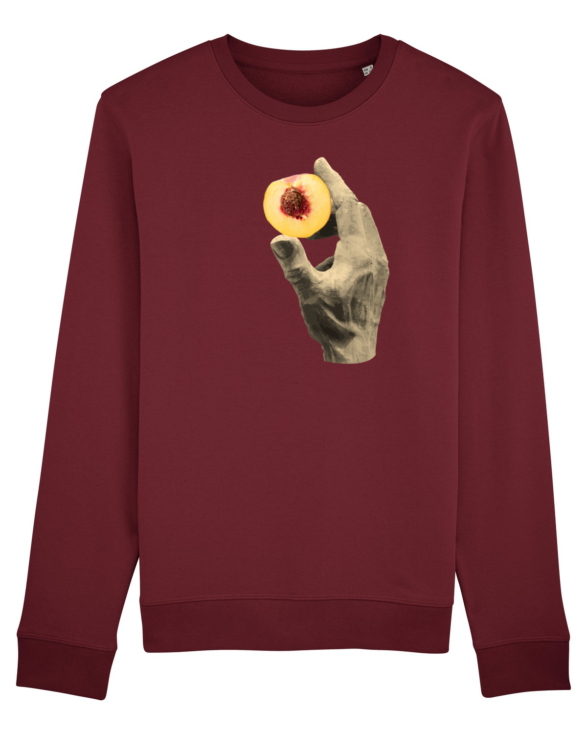 Bluză mânecă lungă Unisex Rise Burgundy