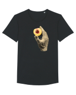 Delicious peach Tricou mânecă scurtă guler larg Bărbat Skater