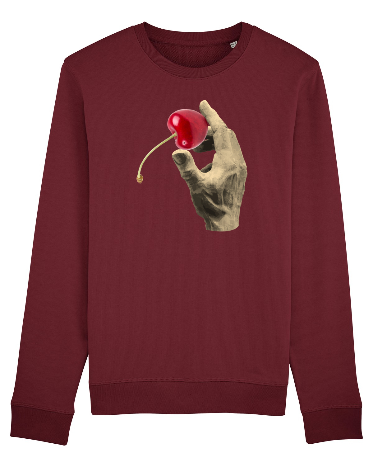 Bluză mânecă lungă Unisex Rise Burgundy