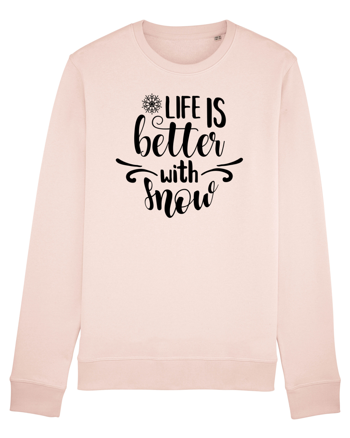 Bluză mânecă lungă Unisex Rise Candy Pink