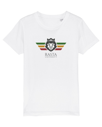 Rasta University Lion Logo White